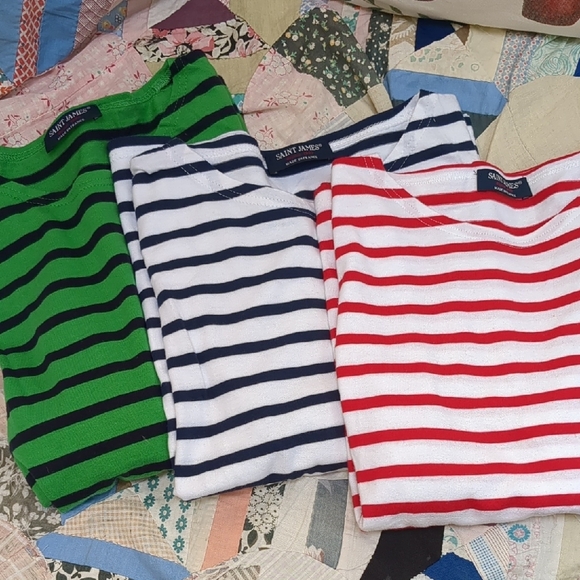 Saint James Bundle of 3 Breton Striped T Shirts - Picture 4 of 8